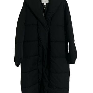 VILA Elegant Black Puffer Jacket